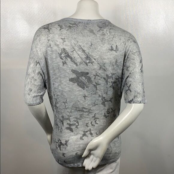 Signatures Style Butterfly Knit Top size: M - Picture 4 of 6